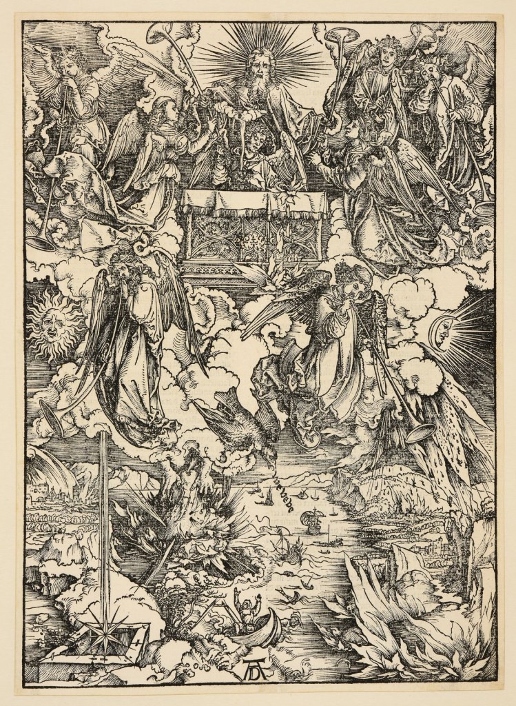 Apocalypse selon Saint Jean Les 7 anges jouant de la